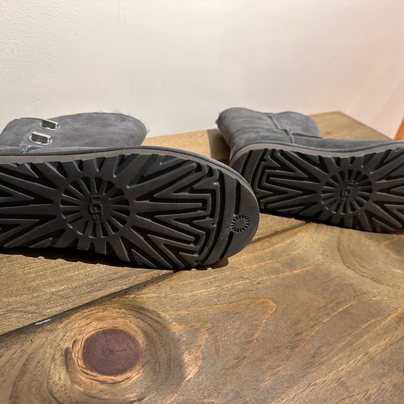 UGG Women's Gray Suede Boots - Picture 5 of 7